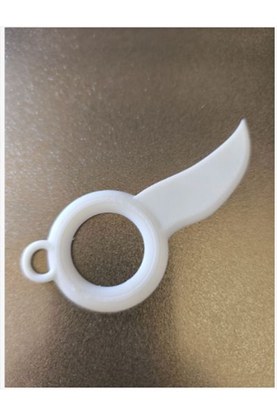 Matris Mini Tape Cutting Parcel Opening Apparatus 2 Pieces 3D Printing Plastic White Color