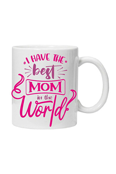 OEM Εξατομικευμένη λευκή κούπα "Έχω την καλύτερη μαμά στον κόσμο.", INOVATIX®...