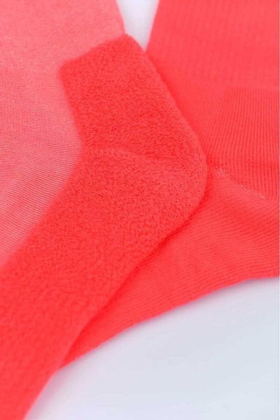 BS Parıltı Neon Pink Tennis Socks Athlete Socket Cotton Socks