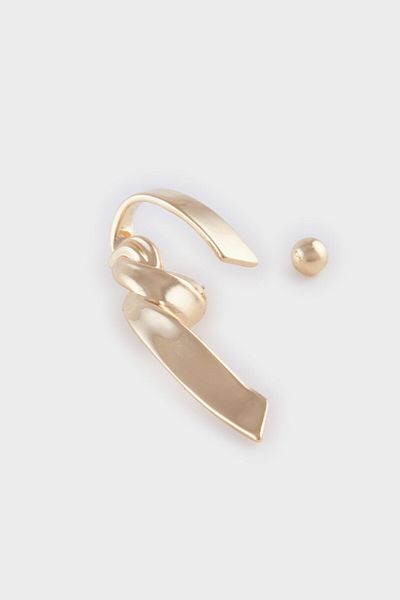 DeFacto Women's Gold Detailed Earrings E3073Axns
