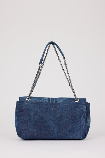 DeFacto Kadın Jean Görünümlü Omuz Çantası E3723axns