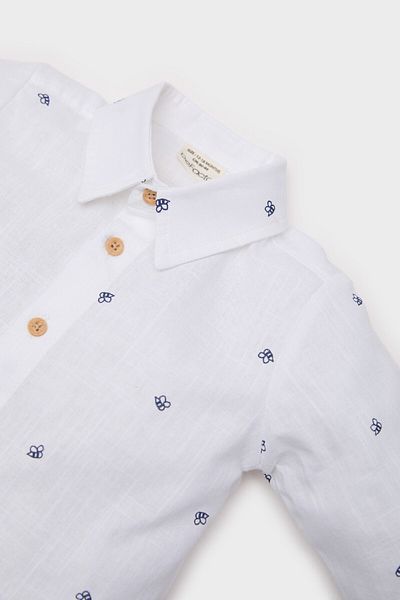 DeFacto Chlapecká košile s dlouhým rukávem se vzorem Flame Poplin E2022A525SP