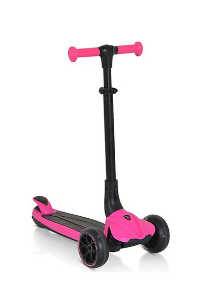 OEM BYOX Bolt 3-wheel scooter with LED lights, Pink, age 3+ years