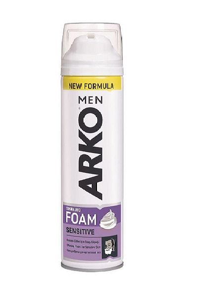 ARKO Shaving Foam 300ml Sensitive (6584) --- Arko Shaving Foam 300ml for Sensitive Skin