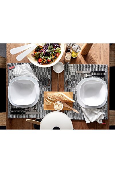 IKEA VÄRDERA Deep plate, white, 20 x 20 cm