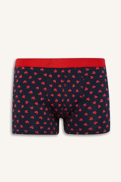 DeFacto 3-teilige Boxershorts mit Herzmuster zum Valentinstag E2924ax25sp