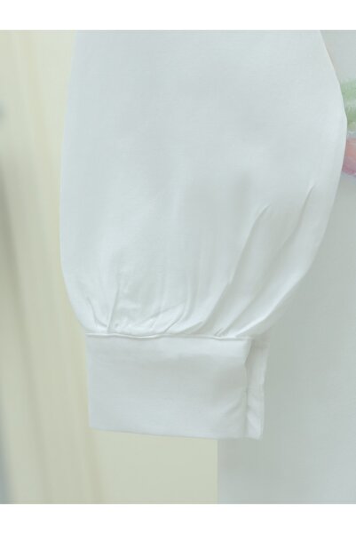 Modamorfo Πουκάμισο με παγιέτες με ροζ λεπτομέρεια και κουμπιά