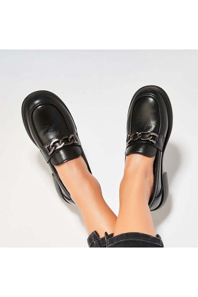Joana Women's casual shoes in black Tayvia eco-leather