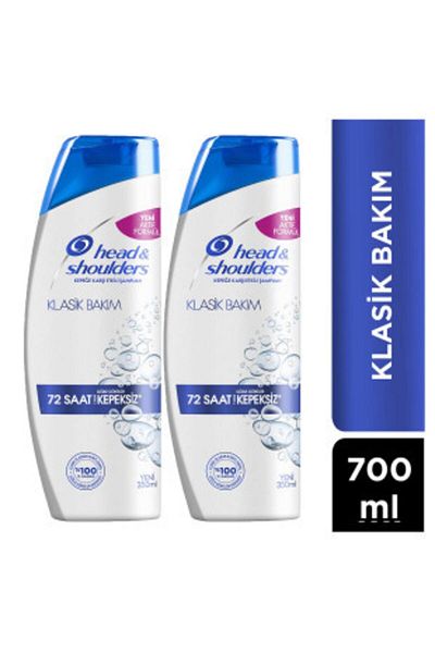 Head&Shoulders Head & Shoulders 350 Ml - 1-1 Classic Care Shampoo, 72 Hours Without Dandruff, X 2 Pieces