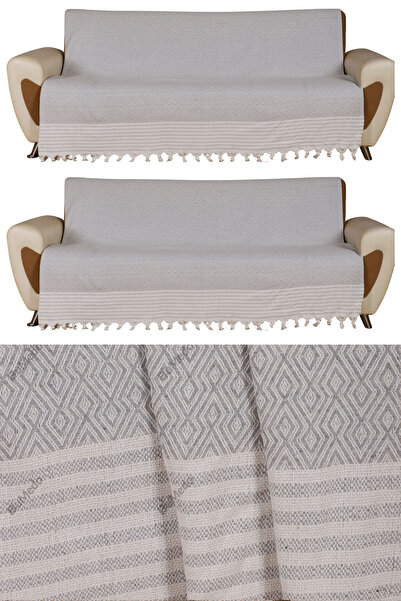 Bumedo غطاء أريكة قطن 2 مقعد (170×210 سم) 2 قطعة