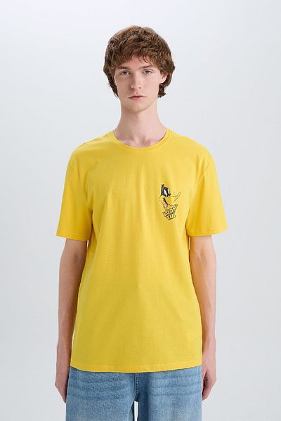 DeFacto Looney Tunes Regular Fit Kurzarm-T-Shirt mit Rundhalsausschnitt E4748AX25SP