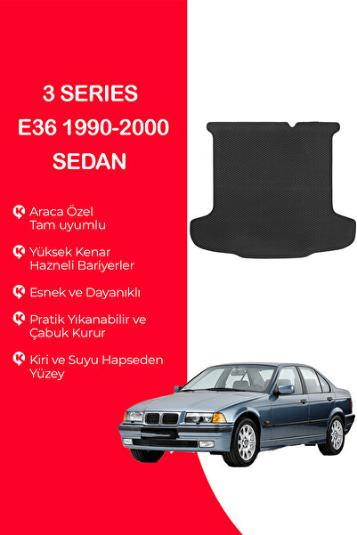 MOD10 3 Serisi E36 1990 - 2000 Sedan Uyumlu Hücreli Yüzey Eva Bagaj Havuzu Si...