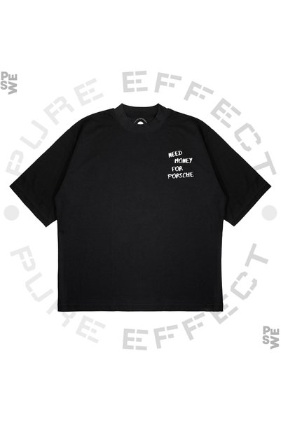 TRAGEDY Unisex Oversize Need Money For Porsche Printed Boxy Fit Χοντρό υφασμά...