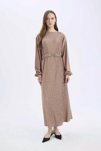 DeFacto Μακρυμάνικο μάξι φόρεμα Hijab Regular Fit E1952ax25sp