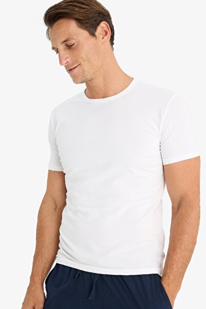 DeFacto Κοντό μανίκι με κοντό μανίκι με λεπτή εφαρμογή L4885AZ25SP