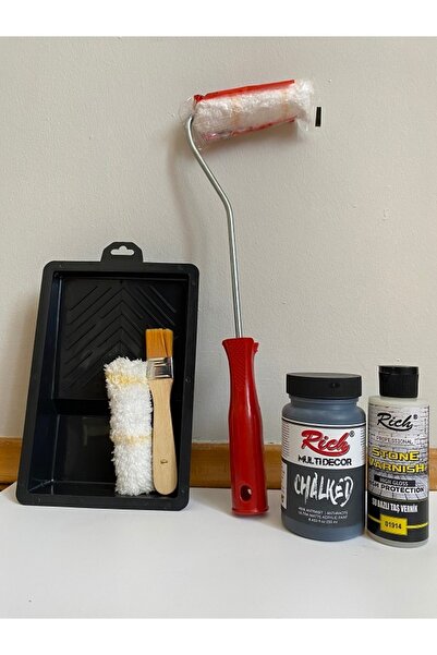 Rich Multi Decor Chalked Fayans Boyama Seti 250 Cc Antrasit