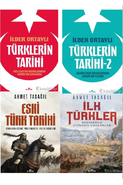 Kronik Kitap Türklerin Tarihi-Türklerin Tarihi 2-Eski Türk Tarihi-İlk Türkler-Ahmet Taşağıl-İlber Ortaylı 4 KİTAP