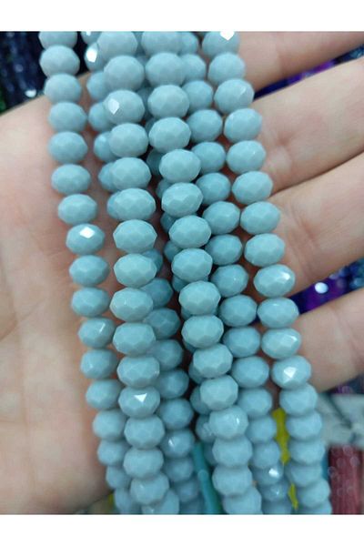 Ralp Moda 8mm Facet Cut Crystal Beads Bags and Jewelry Making 10 Strands Avg. 625-640 Pieces