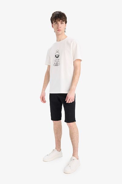 DeFacto 100% Cotton Looney Tunes Regular Fit Crew Neck Short Sleeve T-Shirt E4750Ax25Sp