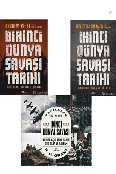 Kronik Kitap Birinci Dünya Savaşı Tarihi-İkinci Dünya Savaşı Tarihi-Dakikalar...