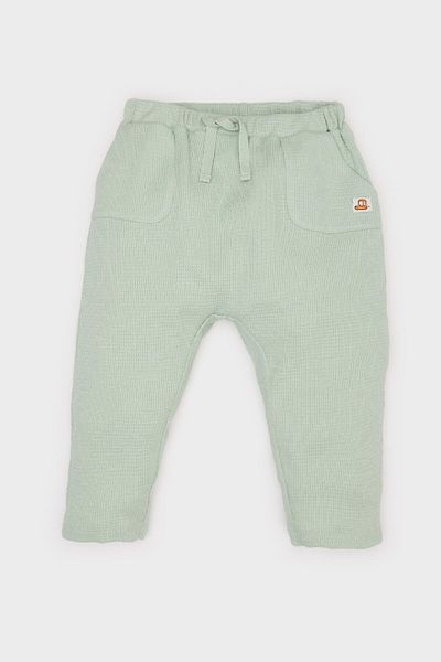 DeFacto Baby Boy Label εμπριμέ ελαστική μέση βάφλα φούτερ E2394A525SP