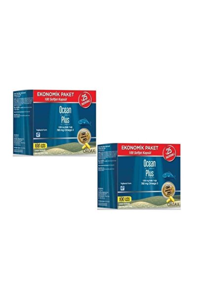 Ocean Plus 1200 mg 50+50 Softjel - 1 Alana 1 Bedava 2 Adet