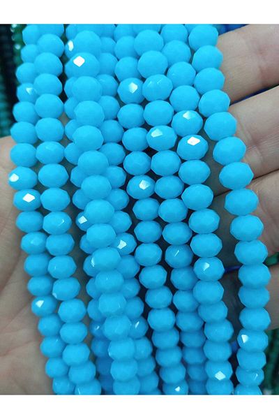 Ralp Moda 8mm Facet Cut Crystal Beads Bags and Jewelry Making 10 Strands Avg. 625-640 Pieces