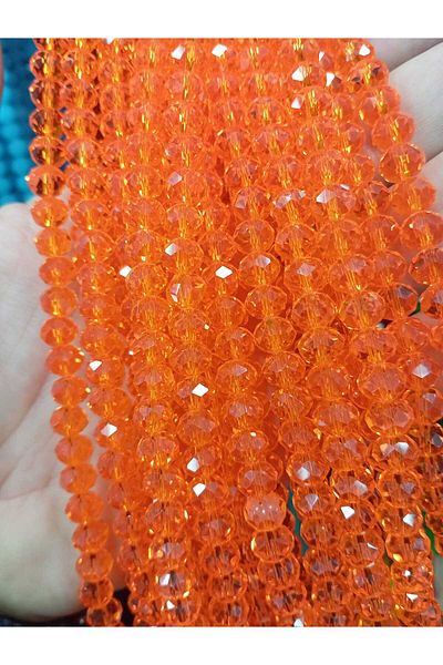 Ralp Moda 8mm Facet Cut Crystal Beads Bags and Jewelry Making 10 Strands Avg. 625-640 Pieces