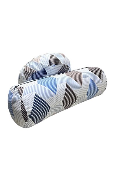 NareSpor Подушка для спини та подушка для медитації, комплект із двох штук, з геометричним візерунком