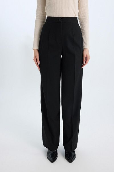 DeFacto Wide Leg High Waist Standard Length Pants C6402Ax25Sp