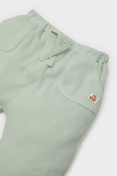 DeFacto Baby Boy Label εμπριμέ ελαστική μέση βάφλα φούτερ E2394A525SP