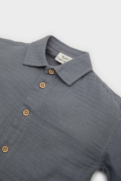 DeFacto Baby Boy Woven Label Mušelínová košile s dlouhým rukávem E2002A525SP