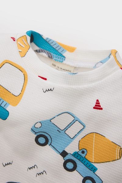 DeFacto Baby Boy Crew Neck Long Sleeve T-Shirt E2393A525Sp