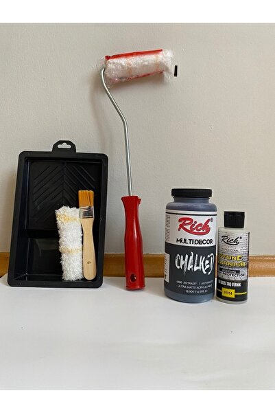 Rich Multi Decor Chalked Fayans Boyama Seti Antrasit 500 Cc