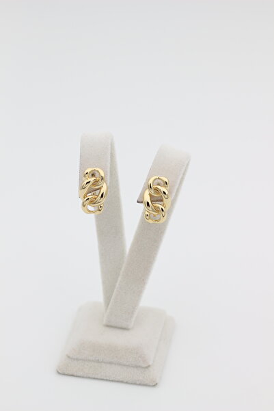 XUPING JEWELRY 14 Ayar Altın / Zincir Küçük Model Küpe