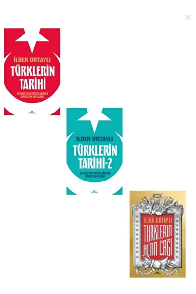 Kronik Kitap Ilber Ortaylı Türklerin Tarihi 1-2 + Türklerin Altın Çağı (3 Kitap)