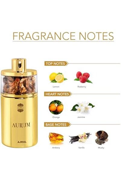 Ajmal Perfumes Aurum Spray For Women, 75 ml