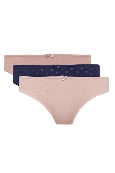 DeFacto 3 Πακέτα Slip Panties-fall In Love E4922ax25sp