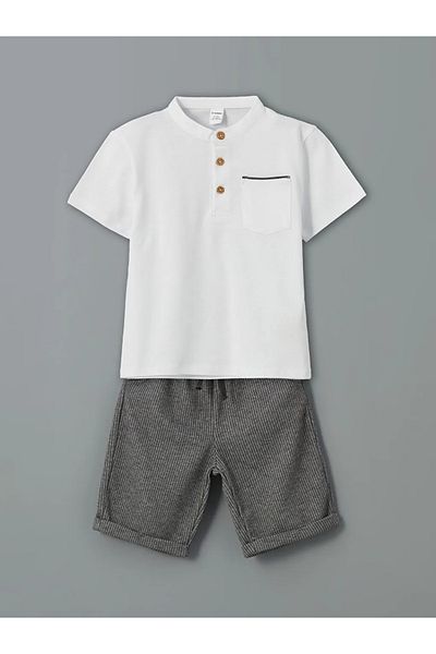 LC Waikiki Lcw Kids Pike Boys' T-Shirt and Pants 2-Pack