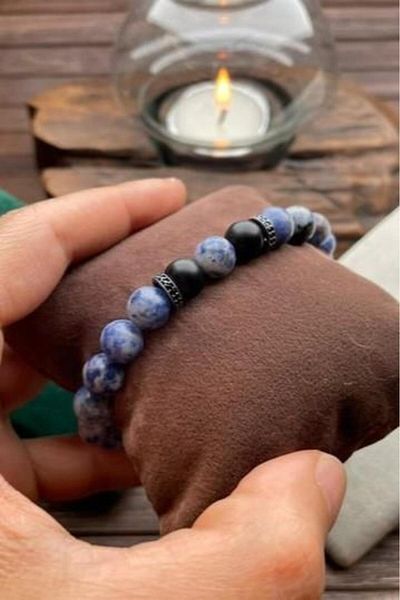 dergah tesbih Sodalite Stone Bracelet