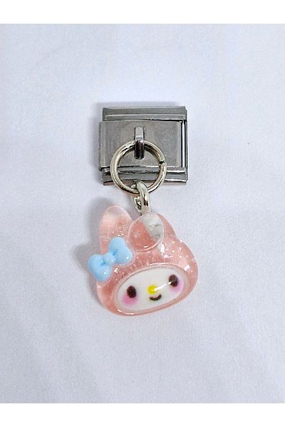 RoseCo00 Italian Steel Bracelet Charm