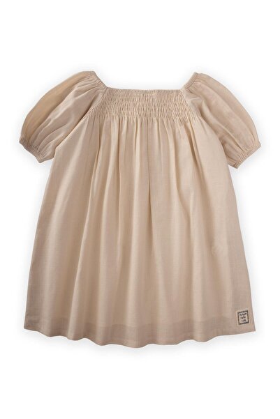 Cigit Rochie Ecru 2-7 Ani - Rând elastic