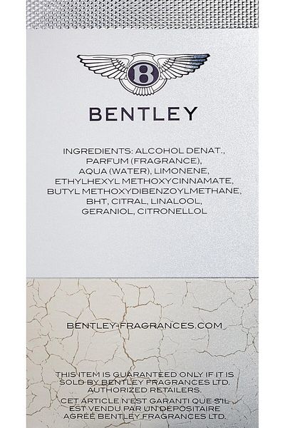 Bentley Infinite Rush Edt 100 Ml Men's Perfume