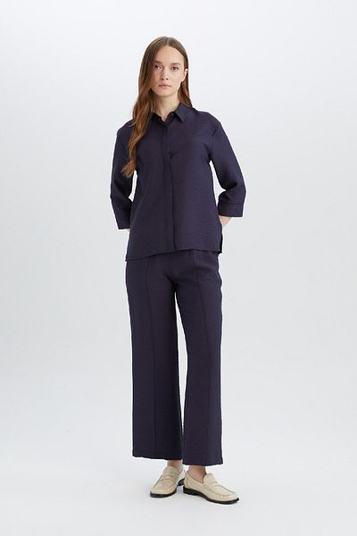 DeFacto Košile Regular Fit Basic s jednoduchým polovičním rukávem E4987AX25SP
