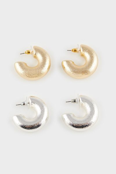 DeFacto Set mit 2 Ohrringen für Damen – E4455axns