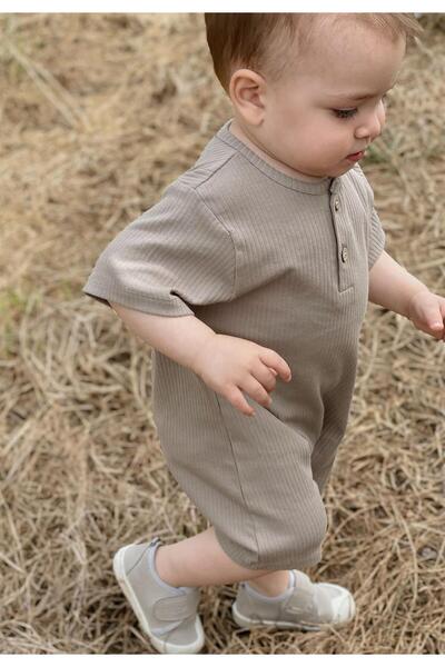 Cigit Κοτλέ ολόσωμη φόρμα 0-3 ετών Mink