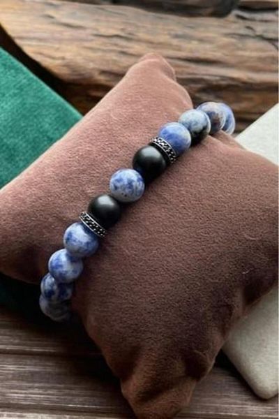 dergah tesbih Sodalite Stone Bracelet