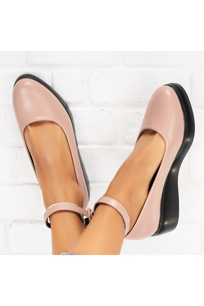 Joana Γυναικεία casual παπούτσια Tamara σε nude από οικολογικό δέρμα