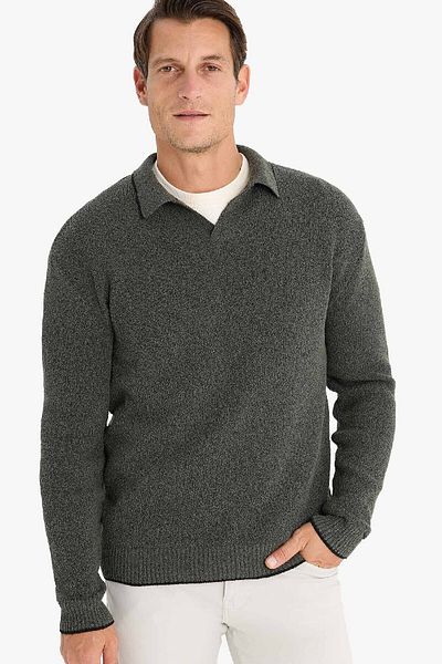 DeFacto Standard Fit Polo Neck Knitwear Sweater E5220Ax24Wn