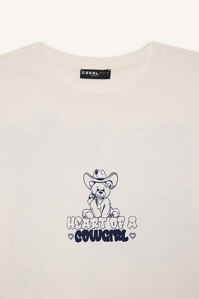DeFacto Tricou cu mânecă scurtă cu imprimeu cu mânecă scurtă, cu croială largă, E4683ax